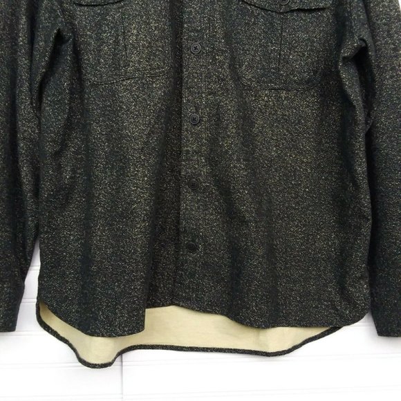 Freedom Foundry Chamois Heather Flannel Button Up Shirt Long Sleeves Size Large - Picture 5 of 9